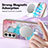Silicone Candy Rubber Gel Fashionable Pattern Soft Case Cover Mag-Safe Magnetic for Samsung Galaxy S21 FE 5G
