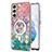 Silicone Candy Rubber Gel Fashionable Pattern Soft Case Cover Mag-Safe Magnetic for Samsung Galaxy S21 FE 5G Colorful