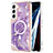 Silicone Candy Rubber Gel Fashionable Pattern Soft Case Cover Mag-Safe Magnetic for Samsung Galaxy S22 5G