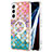 Silicone Candy Rubber Gel Fashionable Pattern Soft Case Cover Mag-Safe Magnetic for Samsung Galaxy S22 Plus 5G