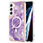 Silicone Candy Rubber Gel Fashionable Pattern Soft Case Cover Mag-Safe Magnetic for Samsung Galaxy S22 Plus 5G