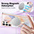 Silicone Candy Rubber Gel Fashionable Pattern Soft Case Cover Mag-Safe Magnetic for Samsung Galaxy S25 Ultra 5G