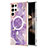 Silicone Candy Rubber Gel Fashionable Pattern Soft Case Cover Mag-Safe Magnetic for Samsung Galaxy S25 Ultra 5G Purple
