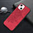 Silicone Candy Rubber Gel Fashionable Pattern Soft Case Cover S01 for Apple iPhone 13 Mini Red