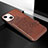 Silicone Candy Rubber Gel Fashionable Pattern Soft Case Cover S02 for Apple iPhone 14 Plus Brown