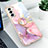 Silicone Candy Rubber Gel Fashionable Pattern Soft Case Cover S02 for Samsung Galaxy S21 Plus 5G Pink