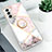 Silicone Candy Rubber Gel Fashionable Pattern Soft Case Cover S02 for Samsung Galaxy S22 Plus 5G Clove Purple