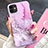 Silicone Candy Rubber Gel Fashionable Pattern Soft Case Cover S03 for Apple iPhone 11 Rose Gold