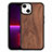 Silicone Candy Rubber Gel Fashionable Pattern Soft Case Cover S03 for Apple iPhone 13 Mini Brown