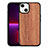 Silicone Candy Rubber Gel Fashionable Pattern Soft Case Cover S03 for Apple iPhone 14 Plus Light Brown