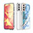 Silicone Candy Rubber Gel Fashionable Pattern Soft Case Cover S03 for Samsung Galaxy S21 5G Blue