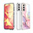 Silicone Candy Rubber Gel Fashionable Pattern Soft Case Cover S03 for Samsung Galaxy S21 Plus 5G Pink