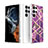 Silicone Candy Rubber Gel Fashionable Pattern Soft Case Cover S03 for Samsung Galaxy S21 Ultra 5G Purple
