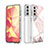 Silicone Candy Rubber Gel Fashionable Pattern Soft Case Cover S03 for Samsung Galaxy S22 Plus 5G Clove Purple