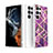 Silicone Candy Rubber Gel Fashionable Pattern Soft Case Cover S03 for Samsung Galaxy S22 Ultra 5G Purple