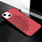 Silicone Candy Rubber Gel Fashionable Pattern Soft Case Cover S05 for Apple iPhone 13 Mini Red