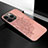 Silicone Candy Rubber Gel Fashionable Pattern Soft Case Cover S05 for Apple iPhone 14 Pro Rose Gold