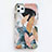 Silicone Candy Rubber Gel Fashionable Pattern Soft Case Cover S15 for Apple iPhone 11 Pro Max Orange