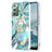 Silicone Candy Rubber Gel Fashionable Pattern Soft Case Cover with Finger Ring Stand Y01B for Samsung Galaxy Note 20 5G