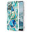 Silicone Candy Rubber Gel Fashionable Pattern Soft Case Cover with Finger Ring Stand Y01B for Samsung Galaxy Note 20 5G