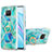 Silicone Candy Rubber Gel Fashionable Pattern Soft Case Cover with Finger Ring Stand Y01B for Xiaomi Mi 10i 5G