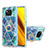 Silicone Candy Rubber Gel Fashionable Pattern Soft Case Cover with Finger Ring Stand Y01B for Xiaomi Poco X3 NFC