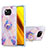 Silicone Candy Rubber Gel Fashionable Pattern Soft Case Cover with Finger Ring Stand Y01B for Xiaomi Poco X3 NFC