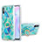 Silicone Candy Rubber Gel Fashionable Pattern Soft Case Cover with Finger Ring Stand Y01B for Xiaomi Redmi 9AT Green