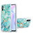 Silicone Candy Rubber Gel Fashionable Pattern Soft Case Cover with Finger Ring Stand Y01B for Xiaomi Redmi 9AT Matcha Green