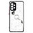 Silicone Candy Rubber Gel Fashionable Pattern Soft Case Cover with Finger Ring Stand Y01X for Samsung Galaxy A33 5G Black
