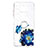 Silicone Candy Rubber Gel Fashionable Pattern Soft Case Cover with Finger Ring Stand Y01X for Xiaomi Poco X3 Blue