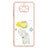 Silicone Candy Rubber Gel Fashionable Pattern Soft Case Cover with Finger Ring Stand Y01X for Xiaomi Poco X3 Yellow