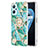 Silicone Candy Rubber Gel Fashionable Pattern Soft Case Cover with Finger Ring Stand Y02B for Realme 9i 4G