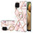 Silicone Candy Rubber Gel Fashionable Pattern Soft Case Cover with Finger Ring Stand Y02B for Samsung Galaxy A12 Pink