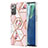 Silicone Candy Rubber Gel Fashionable Pattern Soft Case Cover with Finger Ring Stand Y02B for Samsung Galaxy Note 20 5G