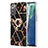 Silicone Candy Rubber Gel Fashionable Pattern Soft Case Cover with Finger Ring Stand Y02B for Samsung Galaxy Note 20 5G