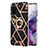 Silicone Candy Rubber Gel Fashionable Pattern Soft Case Cover with Finger Ring Stand Y02B for Samsung Galaxy S20