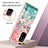 Silicone Candy Rubber Gel Fashionable Pattern Soft Case Cover with Finger Ring Stand Y03B for Oppo F19 Pro+ Plus 5G