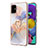 Silicone Candy Rubber Gel Fashionable Pattern Soft Case Cover with Finger Ring Stand Y03B for Samsung Galaxy A51 5G