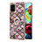 Silicone Candy Rubber Gel Fashionable Pattern Soft Case Cover with Finger Ring Stand Y03B for Samsung Galaxy A71 5G