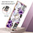 Silicone Candy Rubber Gel Fashionable Pattern Soft Case Cover with Finger Ring Stand Y03B for Samsung Galaxy Note 20 5G