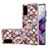 Silicone Candy Rubber Gel Fashionable Pattern Soft Case Cover with Finger Ring Stand Y03B for Samsung Galaxy S20 5G Brown