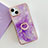 Silicone Candy Rubber Gel Fashionable Pattern Soft Case Cover with Finger Ring Stand Y05B for Apple iPhone 13