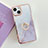 Silicone Candy Rubber Gel Fashionable Pattern Soft Case Cover with Finger Ring Stand Y05B for Apple iPhone 13