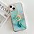 Silicone Candy Rubber Gel Fashionable Pattern Soft Case Cover with Finger Ring Stand Y05B for Apple iPhone 13