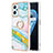 Silicone Candy Rubber Gel Fashionable Pattern Soft Case Cover with Finger Ring Stand Y05B for Realme 9i 4G