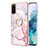 Silicone Candy Rubber Gel Fashionable Pattern Soft Case Cover with Finger Ring Stand Y05B for Samsung Galaxy S20