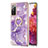 Silicone Candy Rubber Gel Fashionable Pattern Soft Case Cover with Finger Ring Stand Y05B for Samsung Galaxy S20 FE 5G