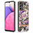 Silicone Candy Rubber Gel Fashionable Pattern Soft Case Cover with Finger Ring Stand Y06B for Samsung Galaxy A33 5G