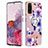 Silicone Candy Rubber Gel Fashionable Pattern Soft Case Cover with Finger Ring Stand Y06B for Samsung Galaxy S20